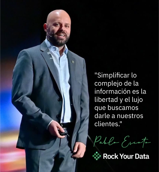 Palo Escoto CEO Rock Your Data. Visualización de datos industria Automotriz